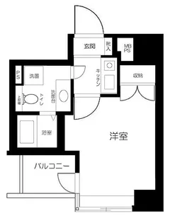 サンテミリオン茅場町リバーサイド【10階】の間取り