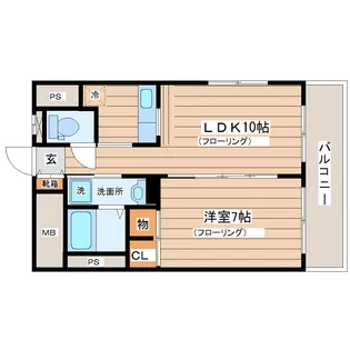 ラ・シャテロ【5階】の間取り