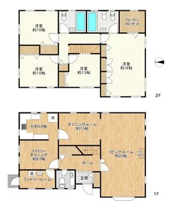 東京都大田区南千束3【一戸建】の間取り