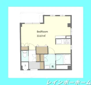 Alivis船橋West【5階】の間取り