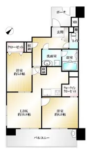 日神パレステージ東久留米WEST【7階】の間取り