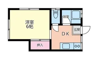 グリーンハイツ【1階】の間取り