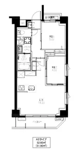 S-RESIDENCE東浦和agua【2階】の間取り