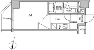 レジディア中村橋【5階】の間取り