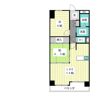 シャンポール幹I【3階】の間取り