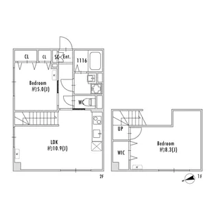 PASEO下北沢代沢IIの間取り