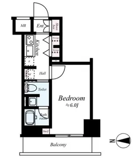 ラフィスタ大師前III【5階】の間取り