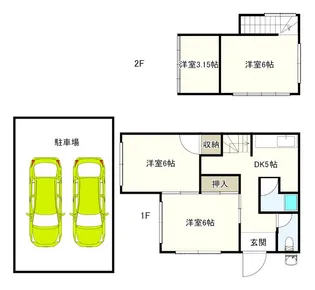 千葉県市川市本北方1【一戸建】の間取り