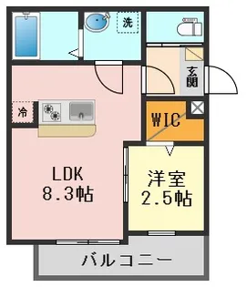 東京都葛飾区高砂7【アパート】の間取り