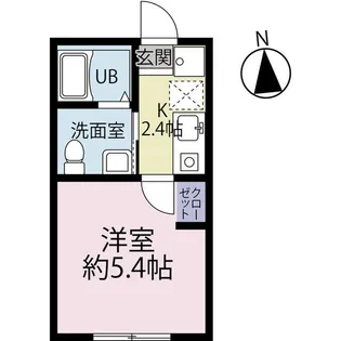 神奈川県横須賀市追浜本町1【アパート】の間取り