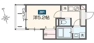 千葉県松戸市三ケ月【アパート】の間取り