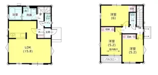 埼玉県上尾市大字小敷谷【一戸建】の間取り