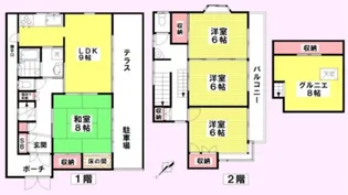 東京都杉並区和泉2【一戸建】の間取り