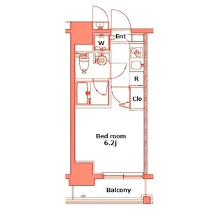 ガーラ・ヴィスタ横濱西口【6階】の間取り