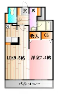 広島県東広島市西条町下見【マンション】の間取り