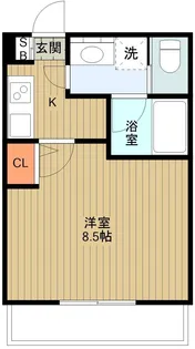 グローリー K.【1階】の間取り