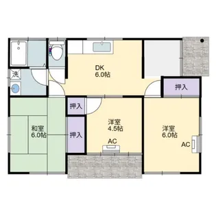 千葉県君津市中野【一戸建】の間取り