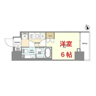 ベラスウィータ戸越【12階】の間取り