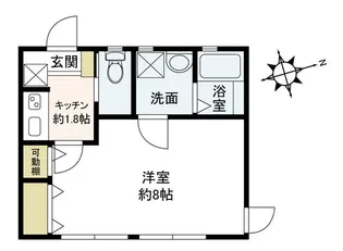 スプリーナ保土ヶ谷【1階】の間取り