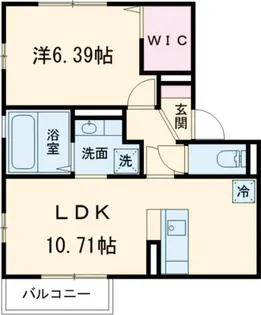 ロイヤルレジデンスB【2階】の間取り