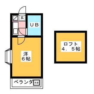 ジュネパレス津田沼第3【2階】の間取り