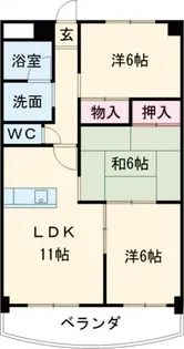 グランド・ルー【1階】の間取り