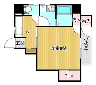アーバンハウス白山【4階】の間取り