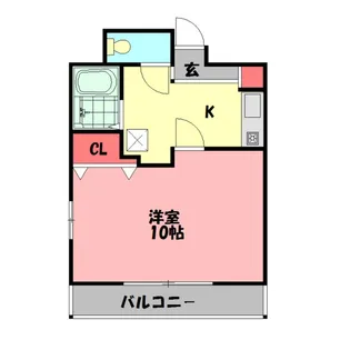 セブンスヒルII【3階】の間取り