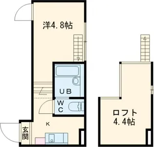 フィオーレ梅島【2階】の間取り