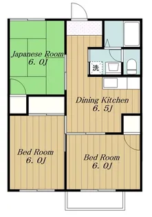 カーサ・ツジ【1階】の間取り