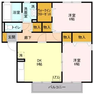 シンフォニーガーデン【2階】の間取り