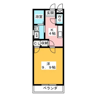 Ciel Claire【4階】の間取り