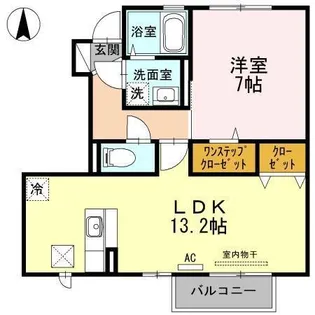 ロジュマン・玲【1階】の間取り