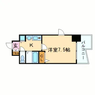 プレサンス本町リアルシティ【2階】の間取り