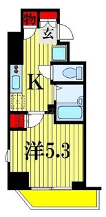 CLAREGRACE松戸【3階】の間取り
