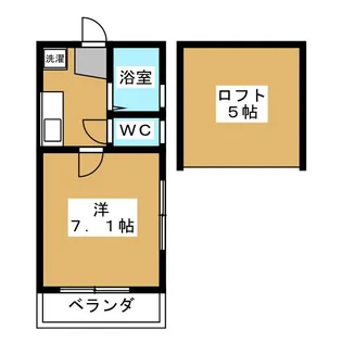 ウィステリア六角橋II【1階】の間取り