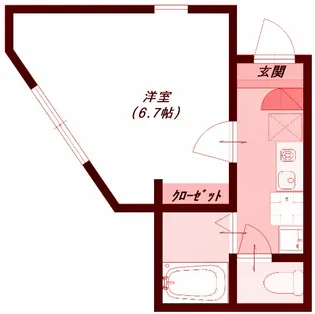 メゾン・ド・アミー【2階】の間取り