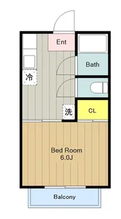 メゾンローゼ読売ランド【2階】の間取り