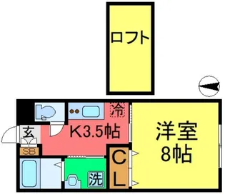コーポカトレア【2階】の間取り