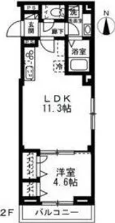 La・Felice千葉登戸【4階】の間取り