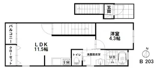 Scarlet Grace(スカーレット グレイス)【2階】の間取り