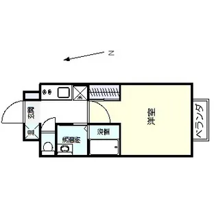 ジオパーク西品治【2階】の間取り