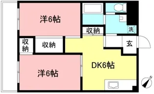 グローリーヒルズ【2階】の間取り