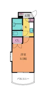 No.20 ハーバービュー戸畑【7階】の間取り