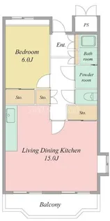 マンションアピカ【2階】の間取り