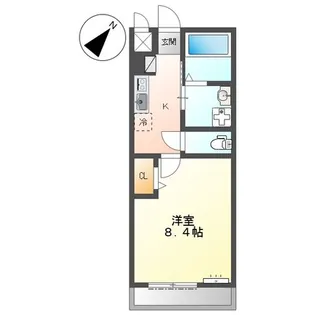 ヴィンヤード(vineyard)【1階】の間取り