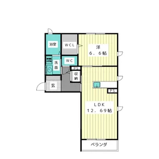 J&K【3階】の間取り