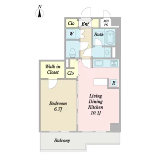 BLOOM MST【2階】の間取り