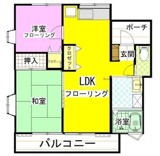 パーシモン【1階】の間取り