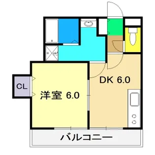 ドルチェ長崎【3階】の間取り
